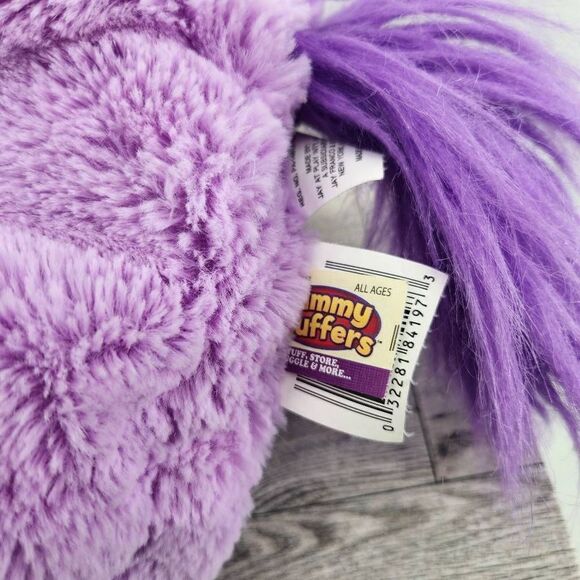 Tummy Stuffers Lilac Purple Sparkly Unicorn Storage Stuffed Animal Plush - Picture 4 of 4